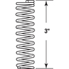 Prime-Line Compression Spring, 0.120 in. Diameter, 1 in. x 3 in. (2-pack) SP 9735